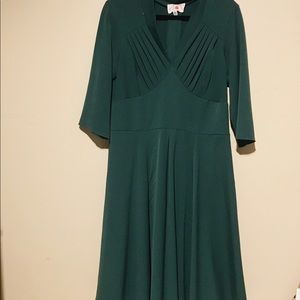 Retro-Inspired Emerald Dress Miss Candyfloss XL